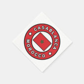 Serviette En Papier Casablanca Maroc (Coin)