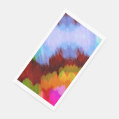 Serviette En Papier Cascade aquarelle, nature 2 (Coin)