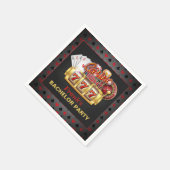Serviette En Papier Casino Bachelor Party Papier Naples (Coin)