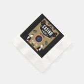 Serviette En Papier Casino Gambling Poker Roulette (Coin)