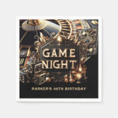 Serviette En Papier Casino Game Night Custom (Devant)