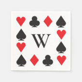 Serviette En Papier Casino Mariage papier serviettes (Devant)