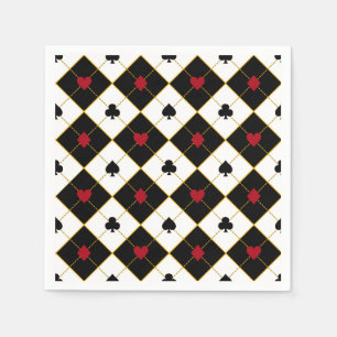 Serviette En Papier Casino Papier Papier Naples, Poker Cartes de jeu