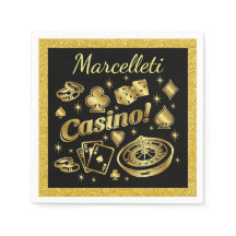 Casino Party Napkins
