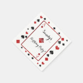 Serviette En Papier Casio/Vegas style serviettes d'anniversaire (Coin)