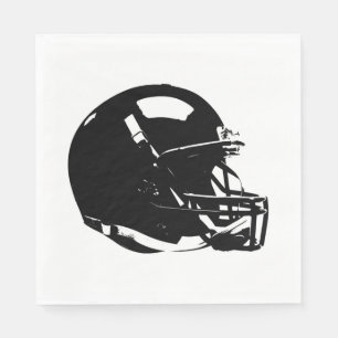 Serviette En Papier Casque de football Pop Art