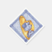 Serviette En Papier Casquette bleu - Papier (Coin)