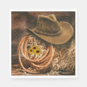 Serviette En Papier Casquette Cowboy (Devant)