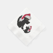 Serviette En Papier Casquette de Noël Doggie (Coin)