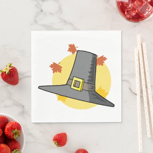 Serviette En Papier Casquette de programme (En situation)