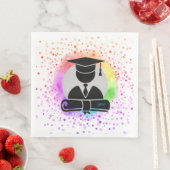 Serviette En Papier Casquette Napkin et Gown HAMbyWG (En situation)