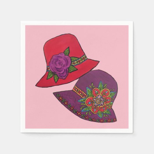 Serviette En Papier Casquette rouge (Devant)