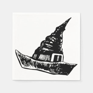 Serviette En Papier Casquette sorcier