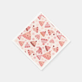 Serviette En Papier Casquettes d'hiver et Mittens (Coin)