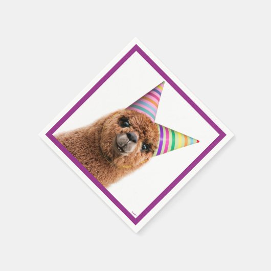 Serviette En Papier Casquettes du parti Alpaca (Coin)