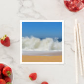 Serviette En Papier Cassage Ocean Waves Papier Napkin (En situation)