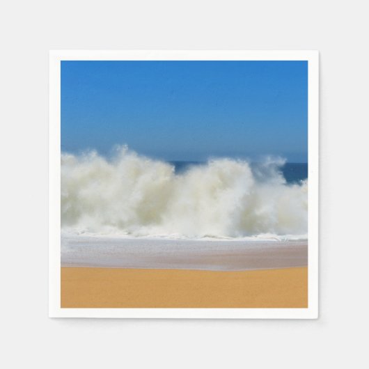 Serviette En Papier Cassage Ocean Waves Papier Napkin (Devant)