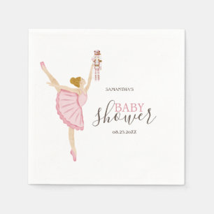 Serviette En Papier Casse-Noisette Ballerine Aquarelle Fête de Bébé Ro