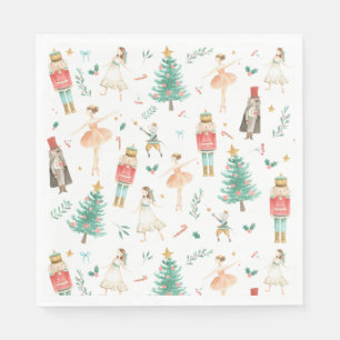 Serviette En Papier Casse-Noisette Ballet Images de Noël