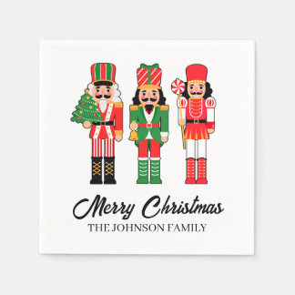 Serviette En Papier Casse-Noisette de Noël Favori de Famille pour Fête
