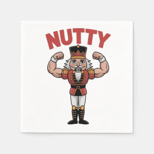 Serviette En Papier Casse-Noisette drôle de Noël Nuty Fitness Naturel