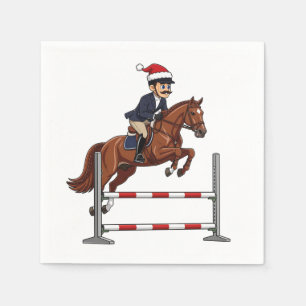 Serviette En Papier Casse-Noisette Équestre Noël 2026 Vacances