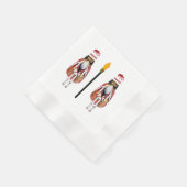 Serviette en papier Casse-Noisette noir (Coin)