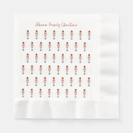 Serviette En Papier Casse-Noisette Personnalisée Fête du Soldat (Devant)
