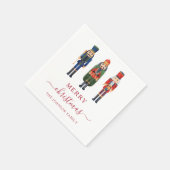 Serviette En Papier Casse-noisettes festives Script Noël (Coin)