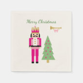 Serviette En Papier Casse-noix, arbre de Noël (Devant)