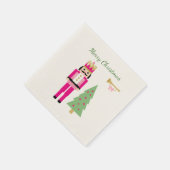 Serviette En Papier Casse-noix, arbre de Noël (Coin)