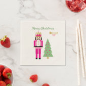 Serviette En Papier Casse-noix, arbre de Noël (En situation)