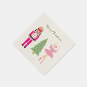 Serviette En Papier Casse-noix, arbre de Noël, Ballerina (Coin)