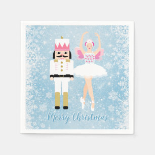 Serviette En Papier Casse-noix, ballerine, flocon de neige Noël