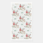 Serviette En Papier Casse-noix, cheval à bascule, arbre de Noël (Devant)