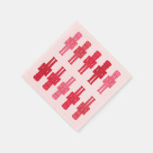 Serviette En Papier Casse-noix rose Cocktail Napkin (Coin)
