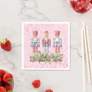 Serviette En Papier Casse-noix rose Trio Papier Napkin