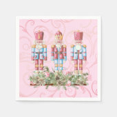 Serviette En Papier Casse-noix rose Trio Papier Napkin (Devant)