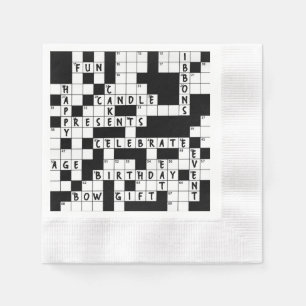 Serviette En Papier casse-tête fête d'anniversaire