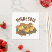 Serviette En Papier Casserole de tatouage à plat chaud du Minnesota (En situation)