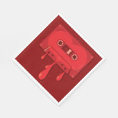 Serviette En Papier Cassette audio saignante (Coin)