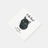 Serviette En Papier Cat Mariage Cocktail Napkins (Coin)