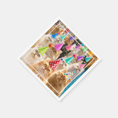 Serviette En Papier Cat Party (Coin)