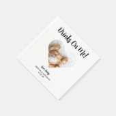Serviette En Papier Cat Photo Mariage Cocktail Napkins (Coin)