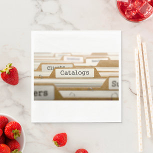 Serviette En Papier Catalogues d'archives vintage Organisation des ong