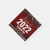 Serviette En Papier Catégorie de 2022 Nom et école de l'établissement (Coin)