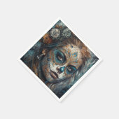 Serviette En Papier Catrina Azul (Coin)