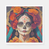 Serviette En Papier Catrina Day Of The Dead 1 (Devant)