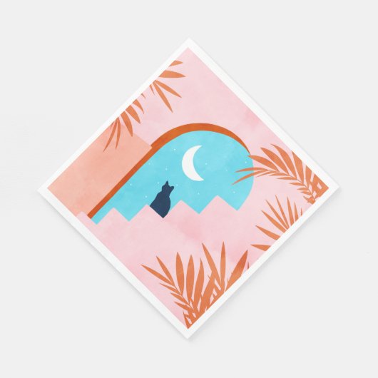 Serviette En Papier Catrospection (Coin)