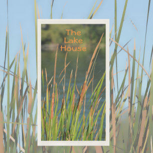 Serviette En Papier Cattails sur le front de mer personnalisable